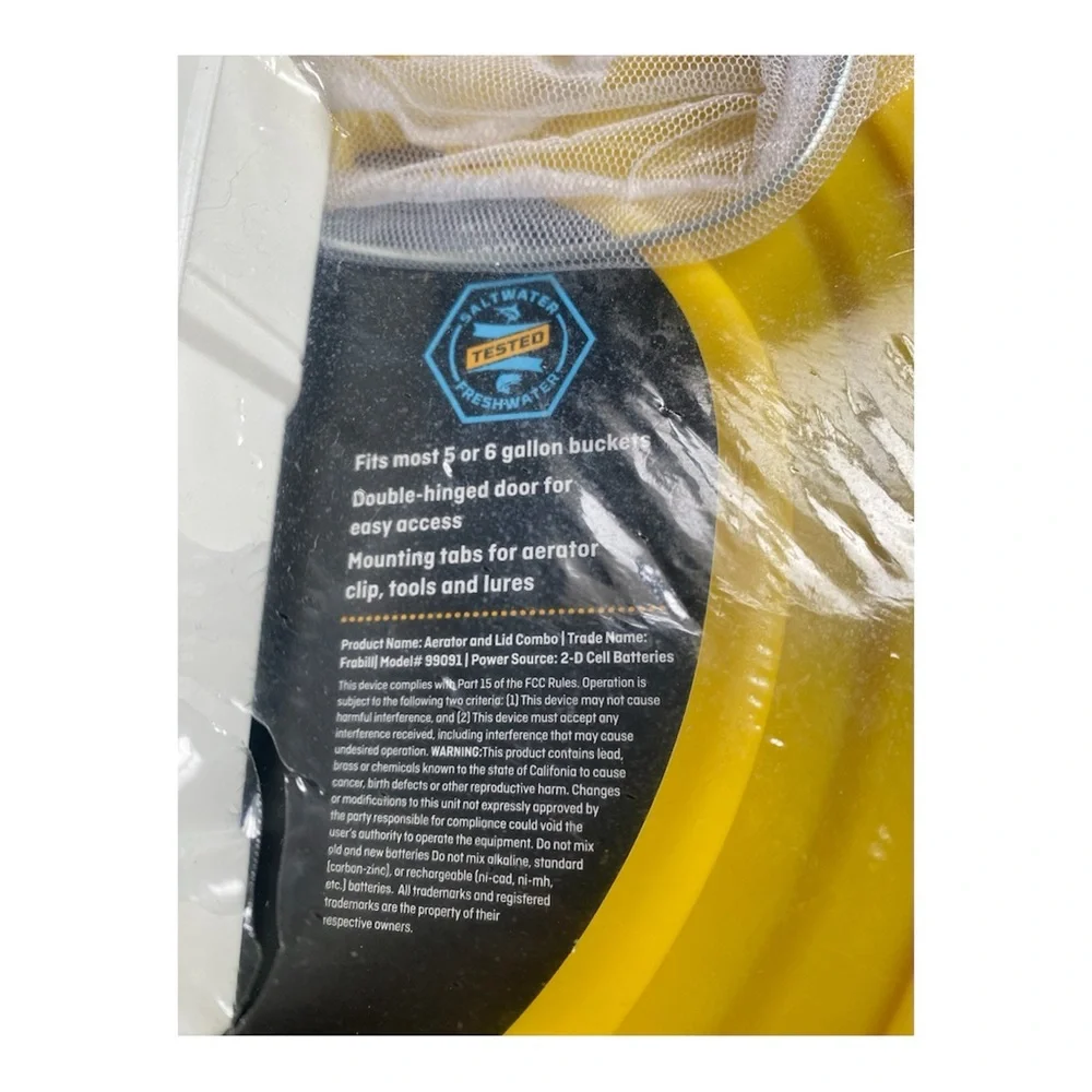Frabill Aerator and Lid Combo Pack